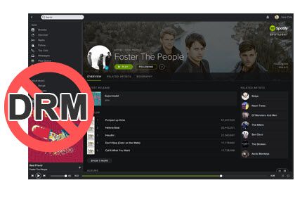 Spotify remove drm free